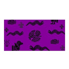 Aztecs Pattern Satin Wrap by ValentinaDesign