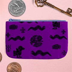 Aztecs Pattern Large Coin Purse by ValentinaDesign