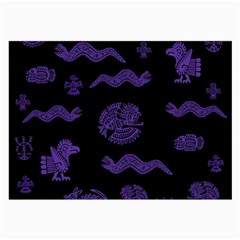 Aztecs Pattern Large Glasses Cloth (2-side) by ValentinaDesign