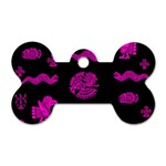 Aztecs pattern Dog Tag Bone (One Side) Front