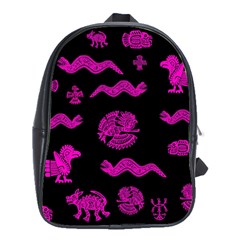 Aztecs Pattern School Bags(large)  by ValentinaDesign