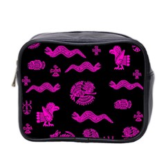 Aztecs Pattern Mini Toiletries Bag 2-side