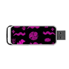 Aztecs Pattern Portable Usb Flash (one Side) by ValentinaDesign