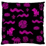 Aztecs pattern Large Flano Cushion Case (One Side) Front