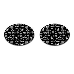 Aztecs Pattern Cufflinks (oval) by ValentinaDesign