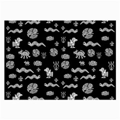 Aztecs Pattern Large Glasses Cloth (2-side) by ValentinaDesign