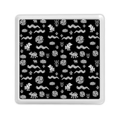 Aztecs Pattern Memory Card Reader (square)  by ValentinaDesign