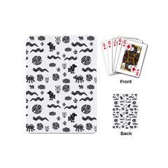 Aztecs Pattern Playing Cards (mini)  by ValentinaDesign