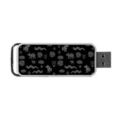 Aztecs Pattern Portable Usb Flash (two Sides) by ValentinaDesign