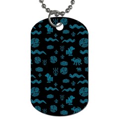 Aztecs Pattern Dog Tag (two Sides) by ValentinaDesign