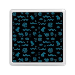 Aztecs Pattern Memory Card Reader (square)  by ValentinaDesign