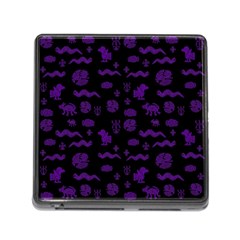 Aztecs Pattern Memory Card Reader (square) by ValentinaDesign