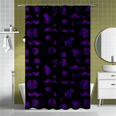 Aztecs Pattern Shower Curtain 48  X 72  (small)  by ValentinaDesign