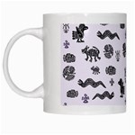 Aztecs pattern White Mugs Left