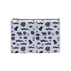 Aztecs Pattern Cosmetic Bag (medium)  by ValentinaDesign