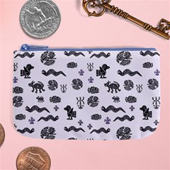 Aztecs Pattern Large Coin Purse by ValentinaDesign