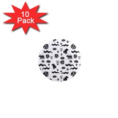 Aztecs Pattern 1  Mini Magnet (10 Pack)  by ValentinaDesign