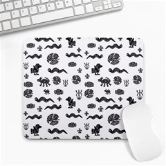 Aztecs Pattern Large Mousepads by ValentinaDesign