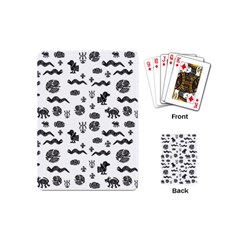 Aztecs Pattern Playing Cards (mini)  by ValentinaDesign