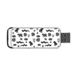 Aztecs Pattern Portable Usb Flash (one Side) by ValentinaDesign