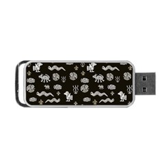 Aztecs Pattern Portable Usb Flash (one Side) by ValentinaDesign