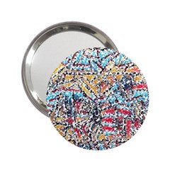 Colorful Paint            2 25  Handbag Mirror by LalyLauraFLM