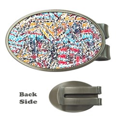 Colorful Paint            Money Clip (oval) by LalyLauraFLM