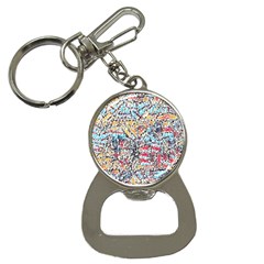 Colorful Paint            Bottle Opener Key Chain