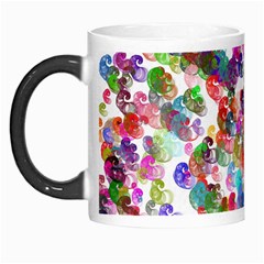 Colorful Spirals On A White Background             Morph Mug by LalyLauraFLM