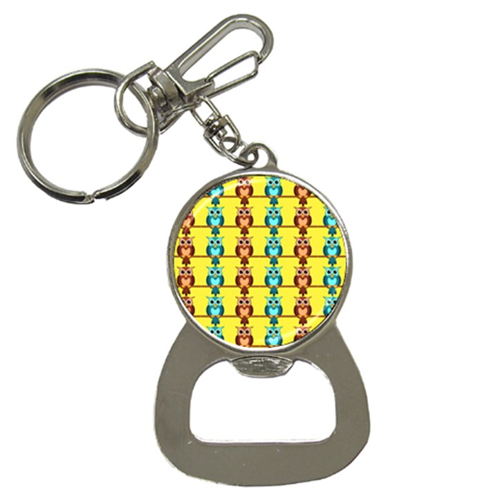 Owls pattern            Bottle Opener Key Chain