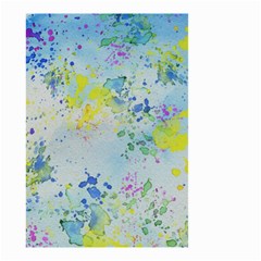 Watercolors Splashes              Small Garden Flag by LalyLauraFLM