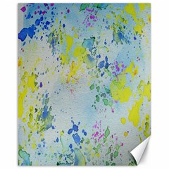 Watercolors Splashes              Canvas 16  X 20  by LalyLauraFLM