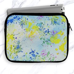 Watercolors Splashes        Apple Ipad 2/3/4 Protective Soft Case by LalyLauraFLM