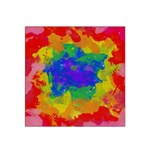 Colorful paint texture           Satin Bandana Scarf Front