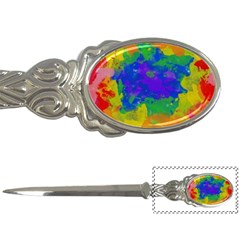 Colorful Paint Texture           Letter Opener by LalyLauraFLM