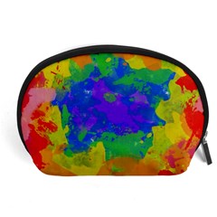 Colorful Paint Texture           Accessory Pouch by LalyLauraFLM