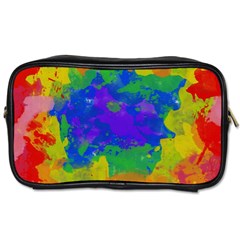 Colorful Paint Texture           Toiletries Bag (one Side) by LalyLauraFLM