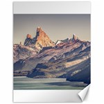 Fitz Roy And Poincenot Mountains Lake View   Patagonia Canvas 12  x 16   11.86 x15.41  Canvas - 1