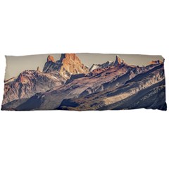 Fitz Roy And Poincenot Mountains Lake View   Patagonia Body Pillow Case Dakimakura (two Sides) by dflcprints