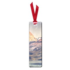 Fitz Roy And Poincenot Mountains Lake View   Patagonia Small Book Marks by dflcprints