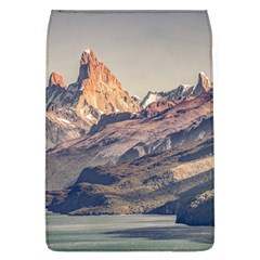 Fitz Roy And Poincenot Mountains Lake View   Patagonia Flap Covers (l)  by dflcprints