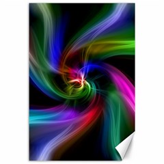 Abstract Art Color Design Lines Canvas 24  X 36  by Nexatart