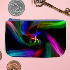 Abstract Art Color Design Lines Large Coin Purse