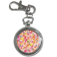 Pretty Painted Pattern Pastel Key Chain Watches by Nexatart