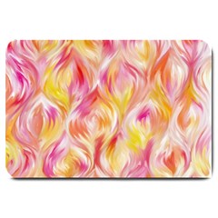 Pretty Painted Pattern Pastel Large Doormat  by Nexatart