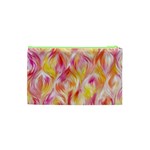 Pretty Painted Pattern Pastel Cosmetic Bag (XS) Back