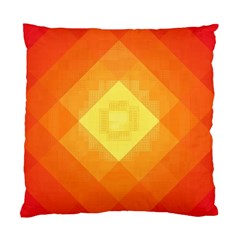 Pattern Retired Background Orange Standard Cushion Case (one Side) by Nexatart