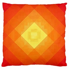 Pattern Retired Background Orange Standard Flano Cushion Case (two Sides) by Nexatart