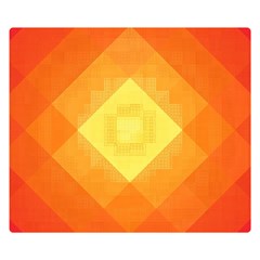 Pattern Retired Background Orange Double Sided Flano Blanket (small)  by Nexatart