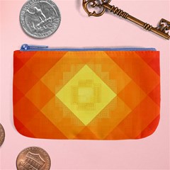 Pattern Retired Background Orange Large Coin Purse